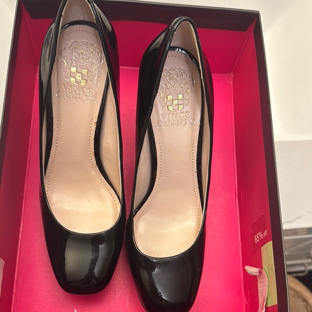 Vince Camuto Black Heels Classic Pumps